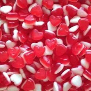 ❤️ Petits Cœurs Fraise-Crème Lisses  50g
